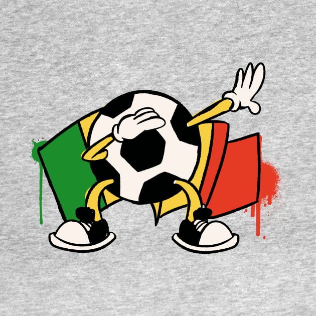 Dabbing Soccer Ball Cartoon Senegal Flag Football by Now Boarding